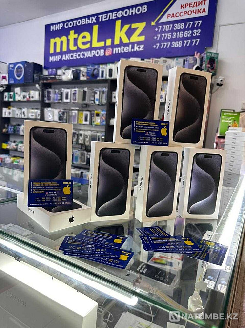 Iphone 15 pro max 256gb gold айфон 15 про макс 256гб золото в алматы Алматы - изображение 3