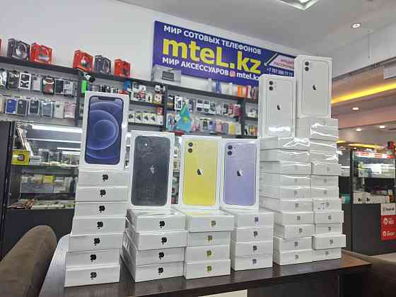Айфон 11 128гб жёлтый IPhone 11 128gb yellow айфон 13 IPhone 12 акция  Алматы