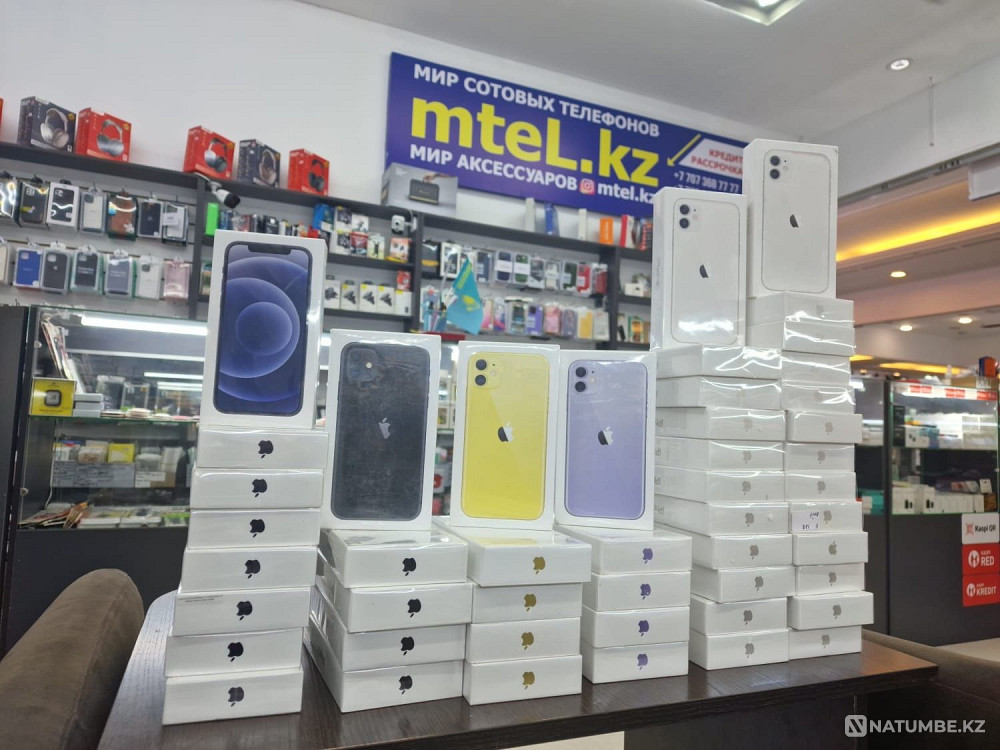 Айфон 11 128гб жёлтый IPhone 11 128gb yellow айфон 13 IPhone 12 акция Алматы - изображение 1