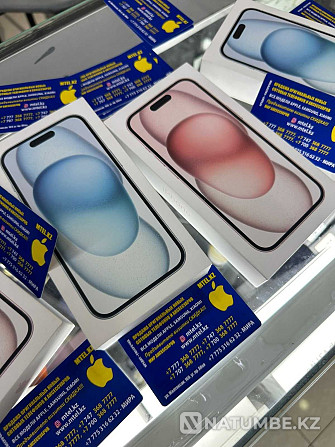 iPhone 15 256гб алтын iPhone 15 256гб алтын акция iPhone 13 128  Алматы - изображение 3