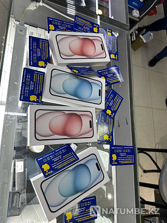 Apple iPhone 15 128гб ақ түсті көтерме баға Алматыда iPhone телефондарына акция  Алматы - изображение 2