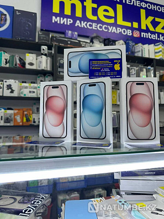 Apple iPhone 15 128гб ақ түсті көтерме баға Алматыда iPhone телефондарына акция  Алматы - изображение 1