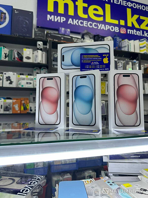 Apple iPhone 15 128gb white оптовые цены акция в алматы на айфоны Алматы - изображение 1