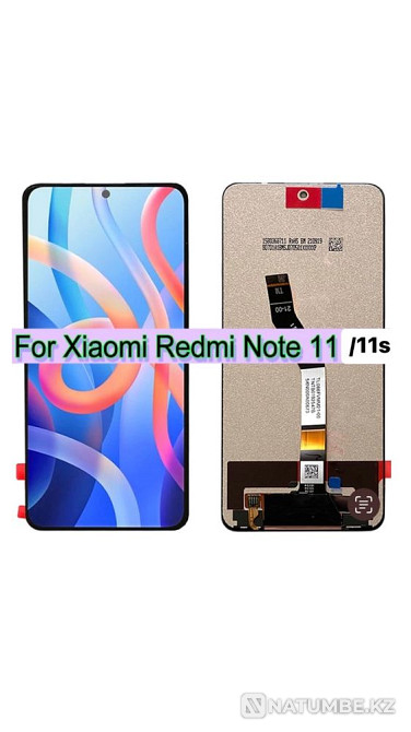 Дисплей Экран на redmi note 11/11s/10/10s экран на редми ноут 11/11с Алматы - изображение 1