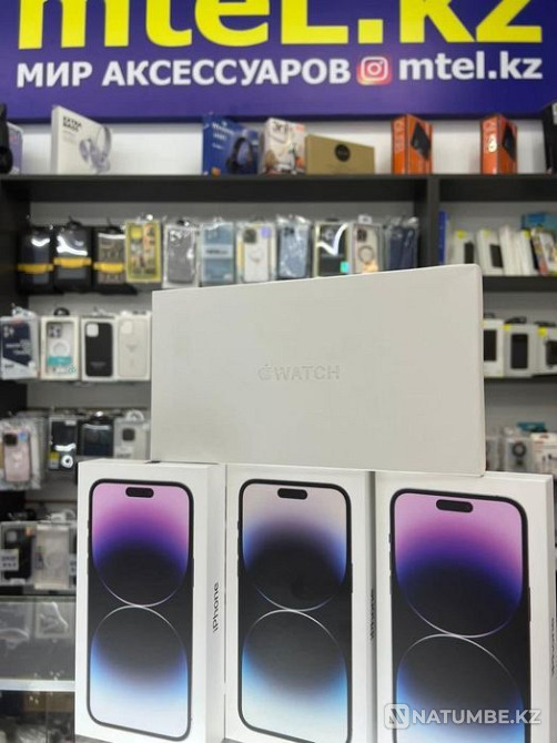 Apple iPhone 14 pro 128gb silver айфон 14 про 128гб серебристый акция Алматы - изображение 1