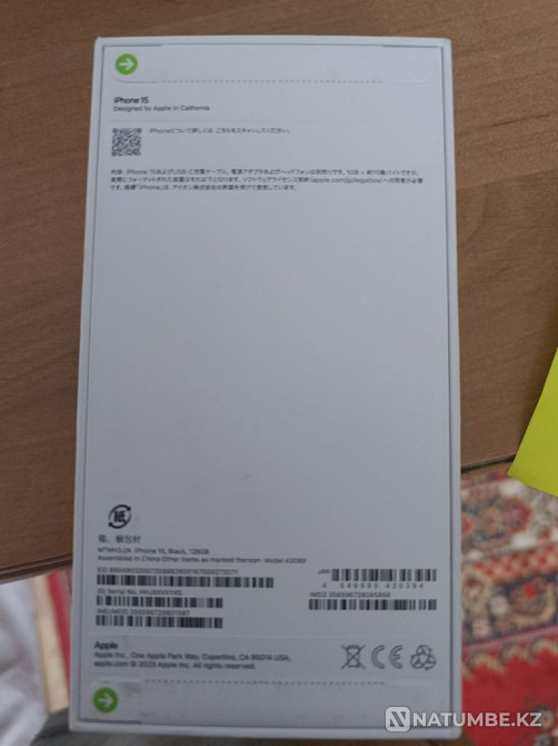 Продам новый Iphone 15; 128гб; черный Алматы - изображение 2