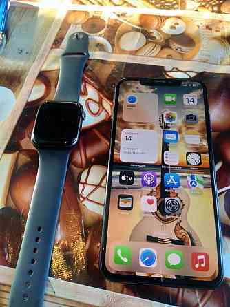Продам iPhone xs max 256gb + apple watch se 44mm  Алматы