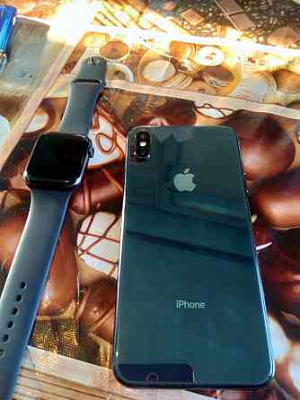 Продам iPhone xs max 256gb + apple watch se 44mm  Алматы