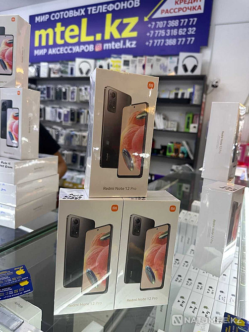 Redmi Note 12 Pro 5G 6/128Gb Sky Blue низкие цены акция на ксеоми Алматы - изображение 1
