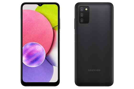 Новый - Смартфон Samsung Galaxy A03s 32GB; Black SM-A037FZKDSKZ Almaty