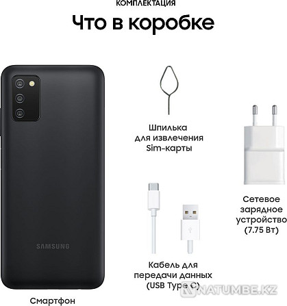 Новый - Смартфон Samsung Galaxy A03s 32GB; Black SM-A037FZKDSKZ Алматы - изображение 5
