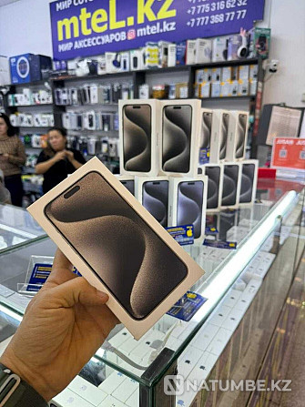 Смартфон Apple iPhone 15 Pro Max DS 128G Gold iPhone көтерме бағаны жылжыту  Алматы - изображение 3