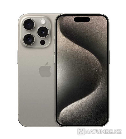 Жабық iPhone 15 pro 256 ГБ табиғи титан табиғи титан  Алматы - изображение 3