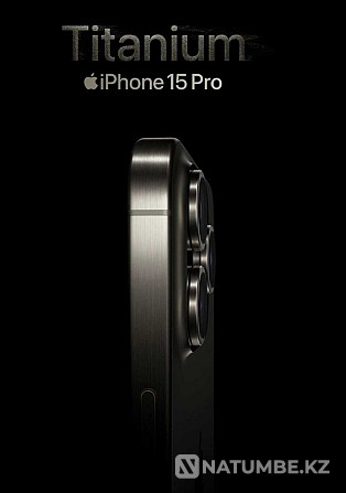 Жабық iPhone 15 pro 256 ГБ табиғи титан табиғи титан  Алматы - изображение 1