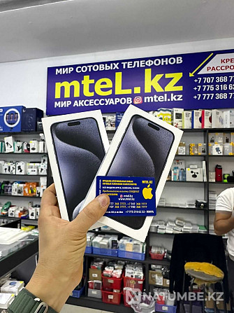 Алматыда Apple iPhone 15 Pro 512Gb Black Titanium смартфонының акциясы  Алматы - изображение 1