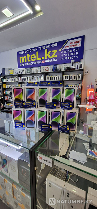 Iphone 14 256gb blue iPhone iPhone light blue promotion iPhone 14 128g 512g Almaty - photo 3