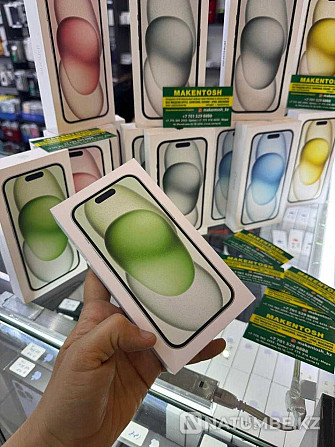 Apple iPhone 15 128 гб күміс iPhone телефондарына арнайы бағалар науқаны  Алматы - изображение 1