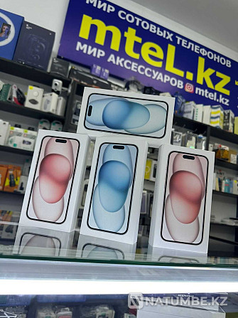 iPhone 15 128 қара iPhone 15 128 графит акциясы 15 512г  Алматы - изображение 2