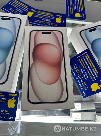Apple iPhone 15 128 г алтын iPhone 15 128 г алтын iPhone 15 жарнамасы  Алматы - изображение 2