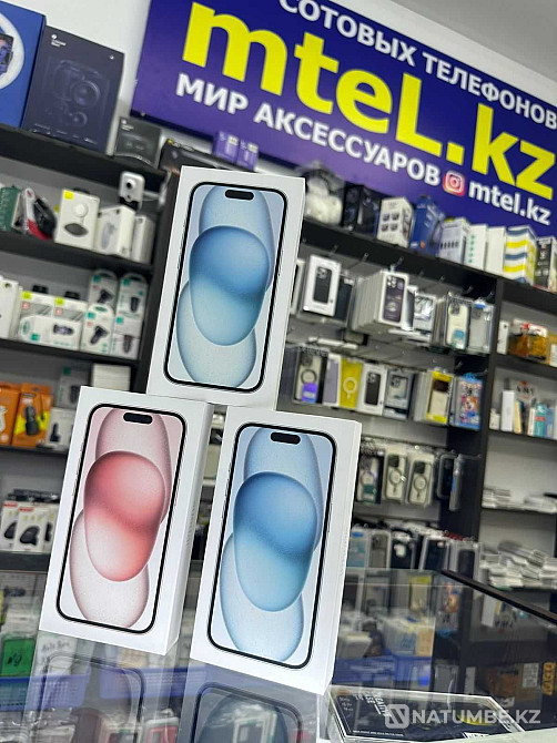 Apple iPhone 15 128g gold айфон 15 128г золотой акция айфон 15 Алматы - изображение 1