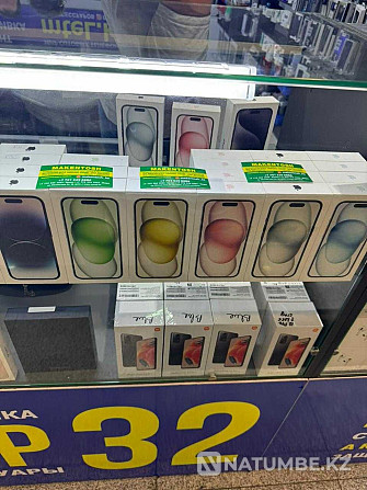 Смартфон Apple iPhone 15 128Gb Алтын көтерме баға Алматыда акция  Алматы - изображение 1