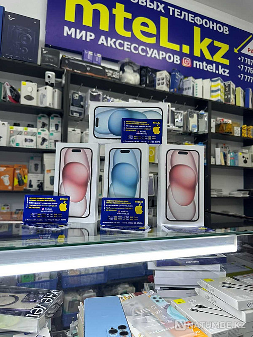 Apple iPhone 15 128gb purple айфон 15 128гб фиолетовый акция Алматы - изображение 1