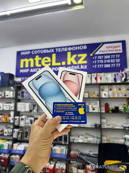Айфон 15 128гб серебро iPhone 15 128gb silver акция айфон 15 Алматы - изображение 2