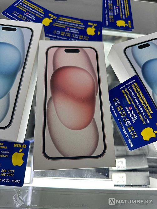 Айфон 15 256гб фиолетовый iPhone 15 256g purple акция в алматы Алматы - изображение 3