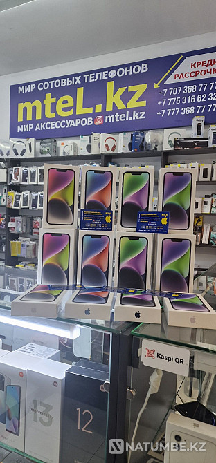 Айфон 14 128гб жемчуг iPhone 14 128g white акция в алматы айфон 14 256 Алматы - изображение 1
