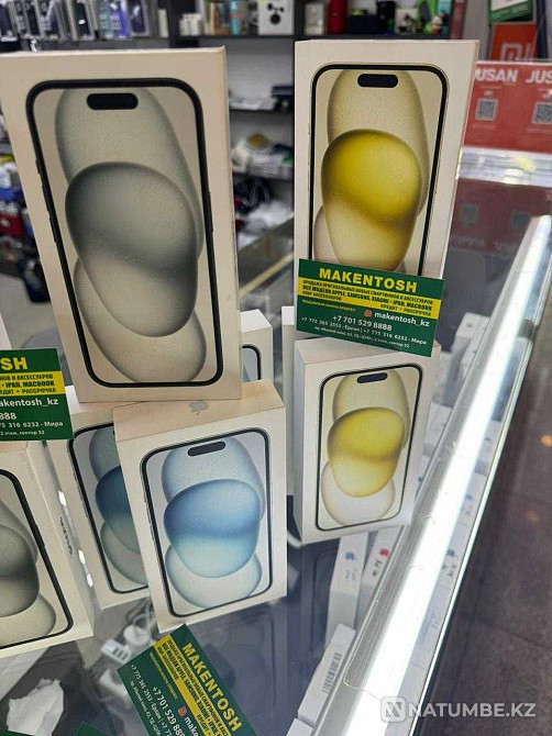 Apple iPhone 15 256gb gold iPhone 15 256g gold Apple 15 promotion Almaty - photo 2