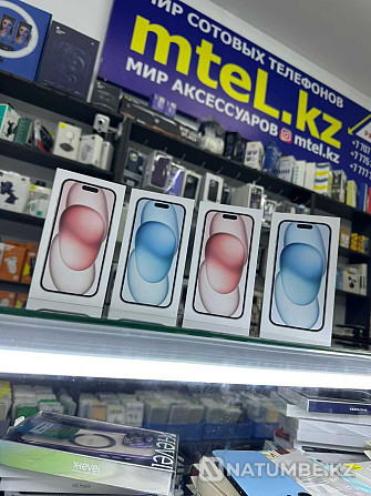 Apple iPhone 15 128g black iPhone 15 128g gray iPhone 13 promotion Almaty - photo 1
