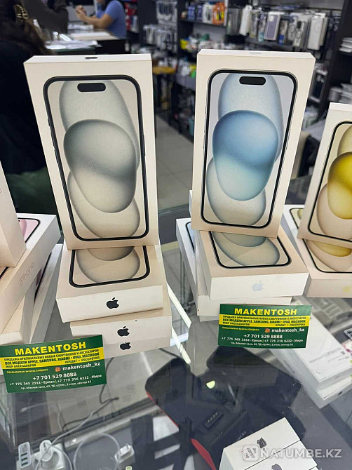 iPhone 15 256gb white iPhone 15 256gb silver promotion iPhone 15 Almaty - photo 4