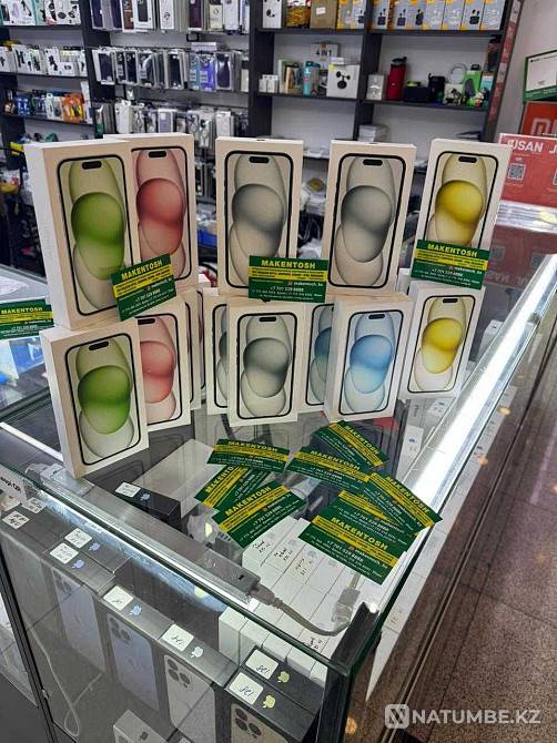 iPhone 15 256gb white iPhone 15 256gb silver promotion iPhone 15 Almaty - photo 2