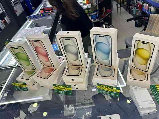 Смартфон Apple iPhone 15 1Tb Gold 128г оптовые цены акция в алматы Almaty