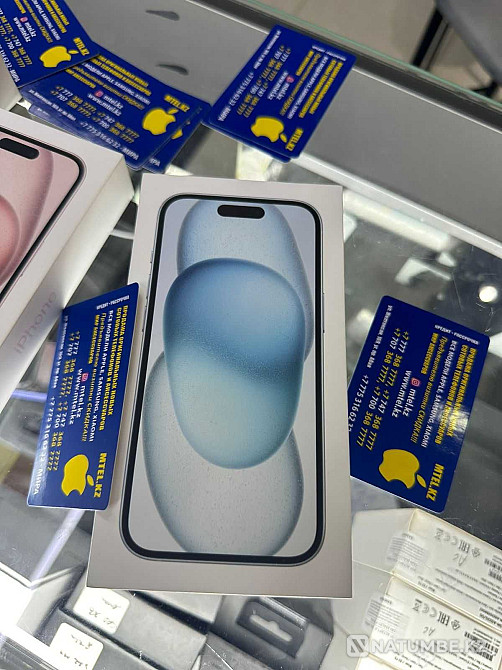 Айфон 15 128гб фиолетовый iPhone 15 128g Purple акция айфон 15 Алматы - изображение 3