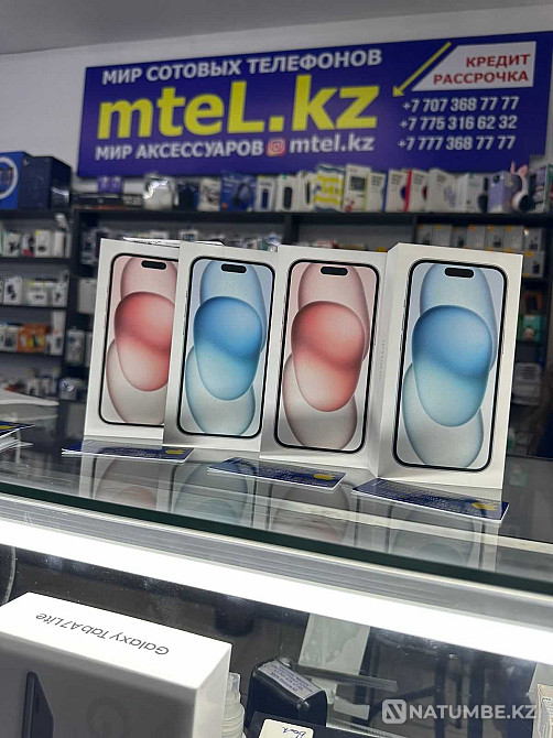 Айфон 15 128г фиолетовый iPhone 15 256 purple акция 15 128 Алматы - изображение 2