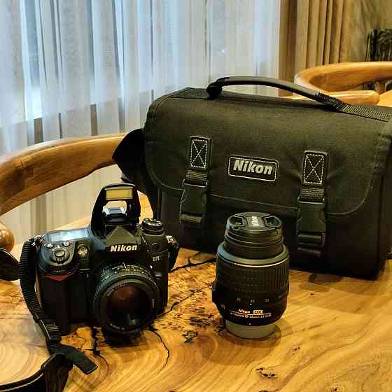 Фотоаппарат Nikon D7000 kit 18-55mm + объектив Nikkor 50mm Алматы  Алматы