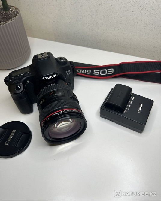 Canon 60D camera and canon 24-105mm lens Almaty - photo 1