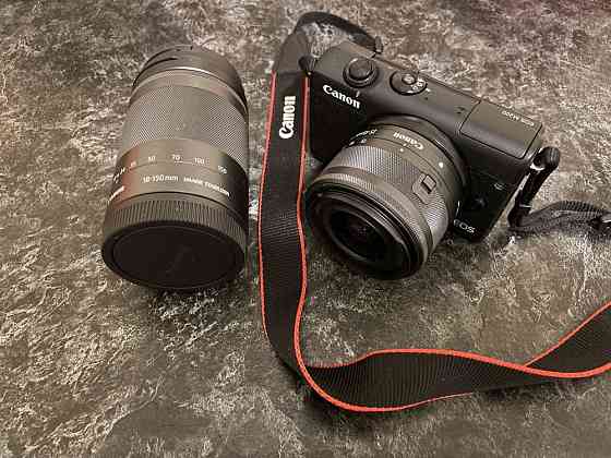 Canon EOS M200 + 15-45mm f/3.5-6.3 IS STM + 18-150mm f/3.5-6.3 IS STM Алматы