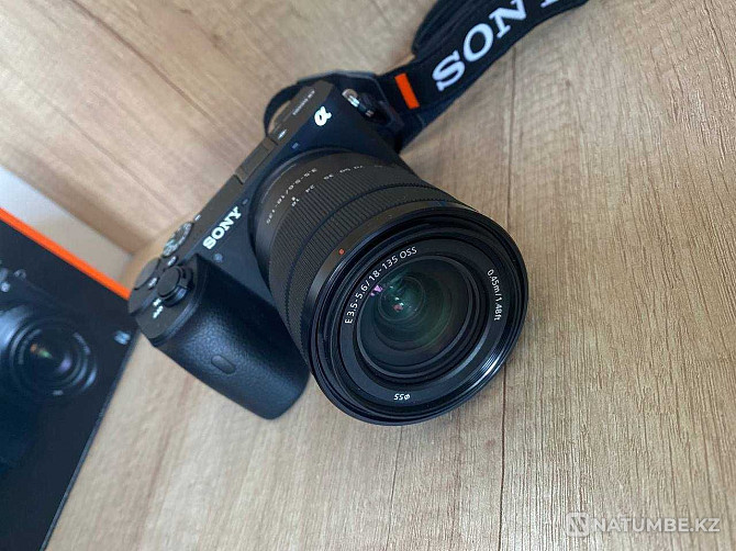 Фотоаппарат Sony a6600 E 18-135 мм F3,5-5,6 OSS ЖАҢА линзасы бар  Алматы - изображение 1