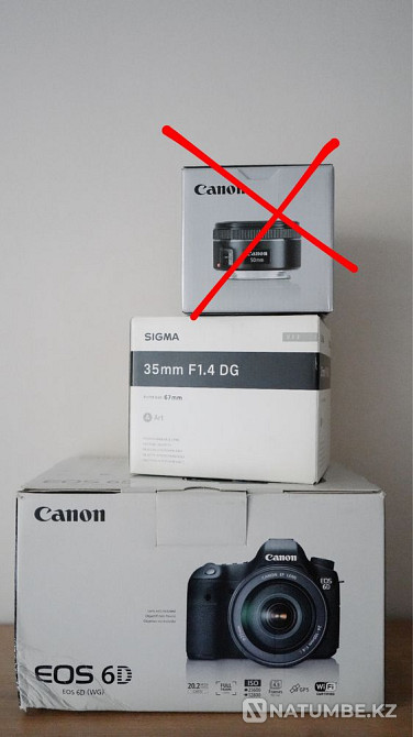 Canon EOS 6D Body; Sigma AF 35mm f/1.4 Алматы - изображение 5