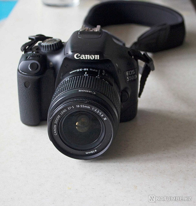 Selling a professional camera! Canon 550d 18-55mm Almaty - photo 1