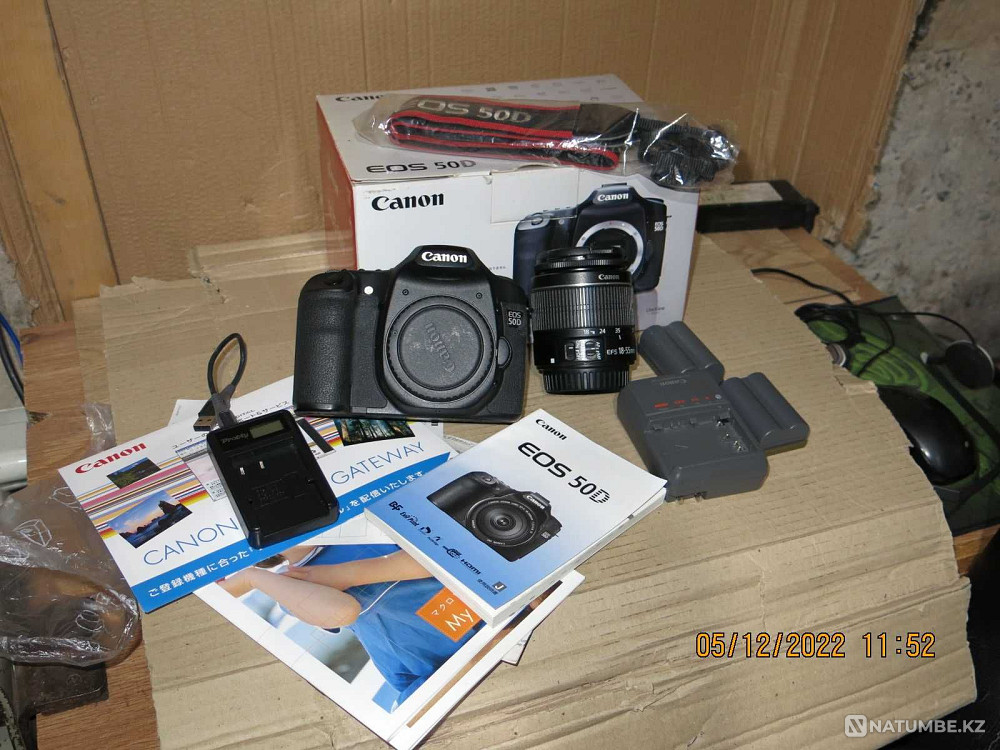Фотоаппарат Canon EOS 50D + efs 18-55mm Алматы - изображение 2