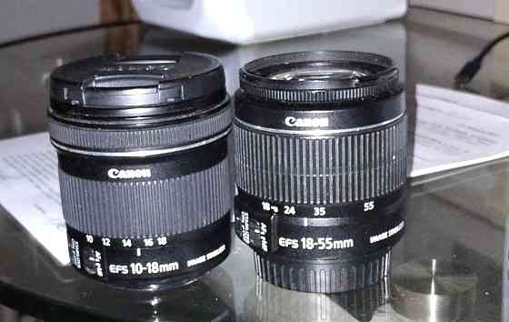 Canon 10-18mm;18-55 mm Алматы