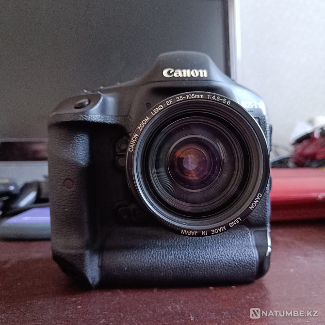 Canon EOS-1D X с объективом 35-105 и двумя батареями Алматы - изображение 4