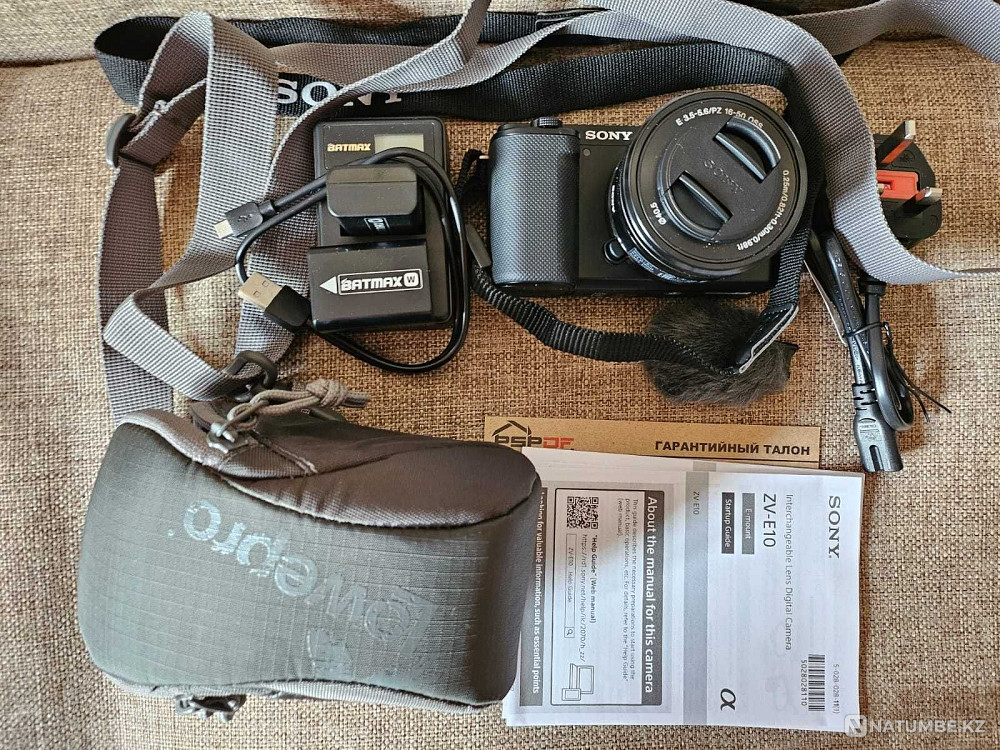 Фотоаппарат sony ZV-E10 Алматы - изображение 1