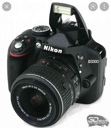 Продам фотоаппарат Nikon D3300 с китовым объективом AF-S DX NIKKOR 18- Almaty