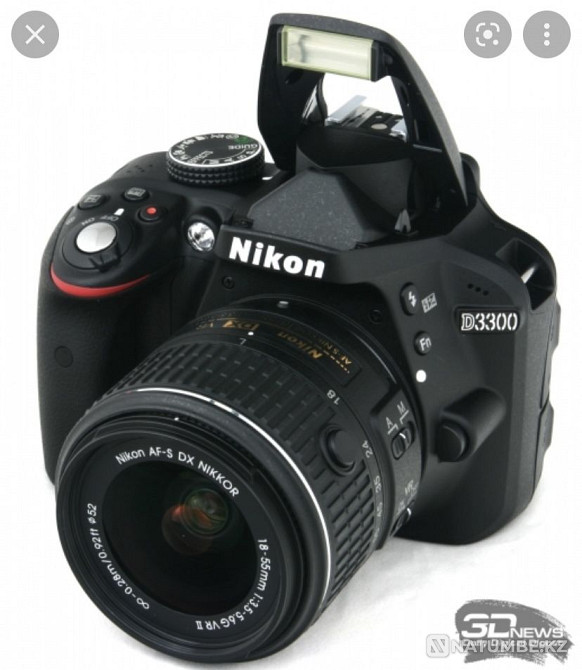 Продам фотоаппарат Nikon D3300 с китовым объективом AF-S DX NIKKOR 18- Алматы - изображение 2