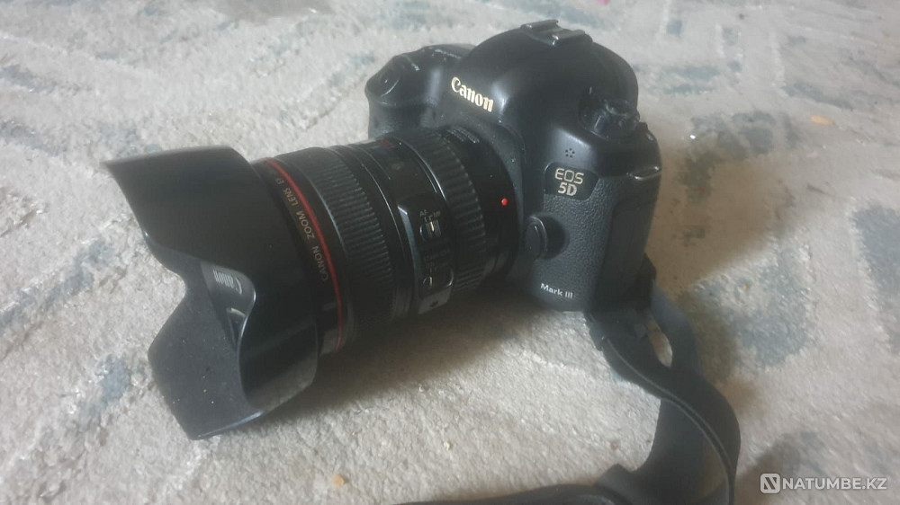 Продам Canon mark 3 5d;; объектив canon 24х105 Алматы - изображение 1