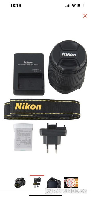 Selling Nikon d5600 SLR camera Almaty - photo 2